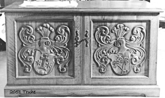 Wappen-Truhe